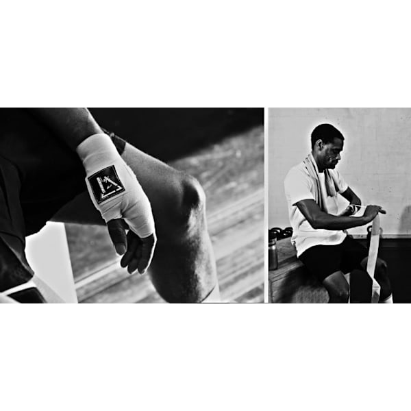 Boxing hand wraps AVENTO 41BI 2,5m Black