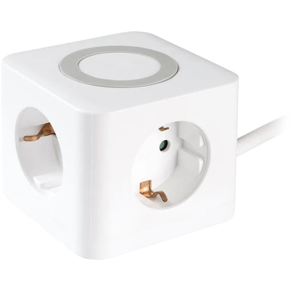Vivanco Power Cube 3-Way USB-A/C 1.4m (39619)