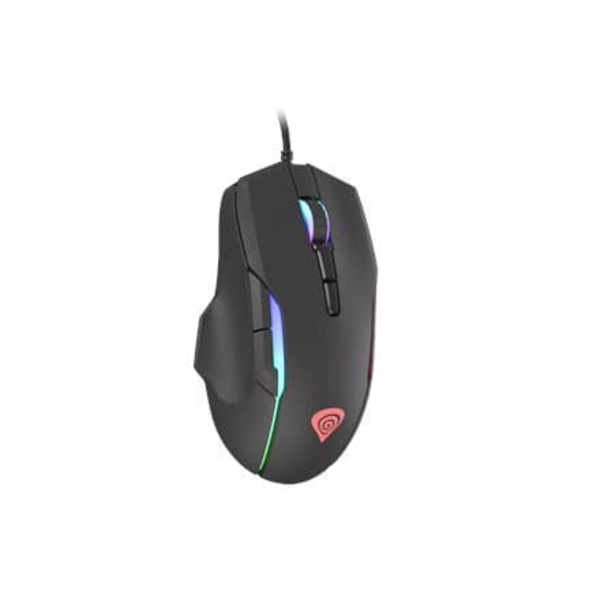 Mysz Xenon 220 dla graczy 6400 DPI podświetlenie RGB musta