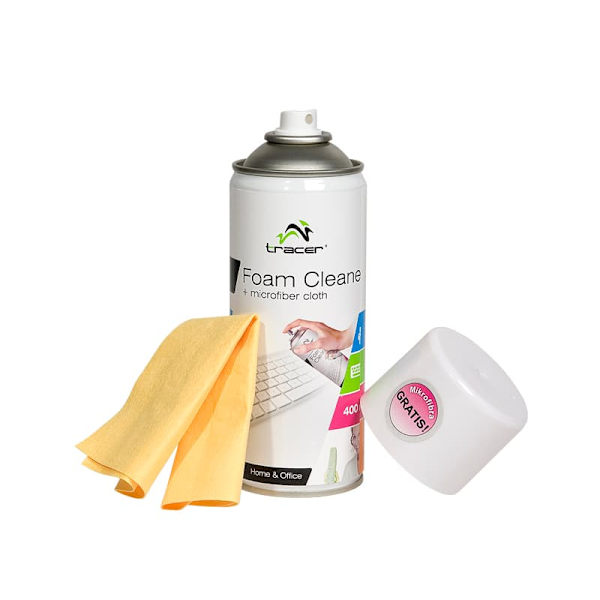Pianka do plastiku 400ml+Mikrofibra