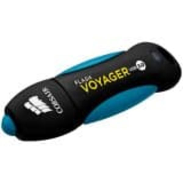 Corsair Flash Voyager 128GB USB 3.0 Sort, Blå