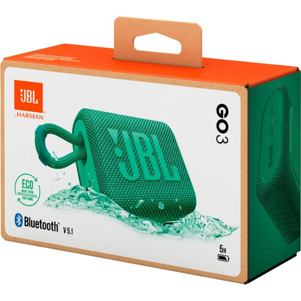 JBL wireless speaker Go 3 Eco, green