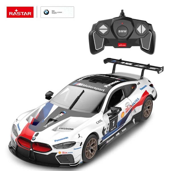 RASTAR R/C 1:18 car model BMW M8 GTE, 97200