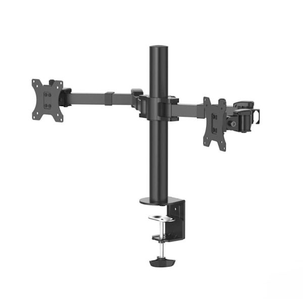 Hama Monitor Holder, 2 Monitors, Height-adjustable, Swivel/Tilt, 13" - 35" musta