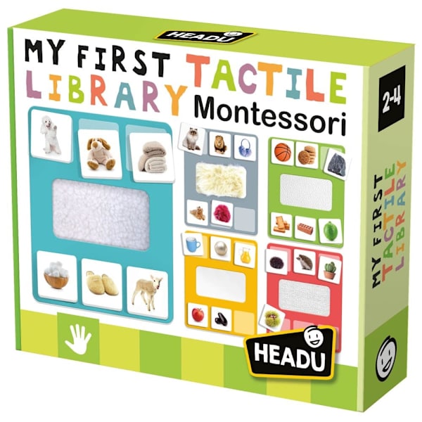 HEADU Montessori My First Tactile Library educative game