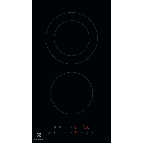 Electrolux LHR3233CK hob Black Built-in Ceramic 2 zone(s) Sort