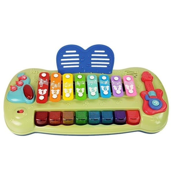Baby Grand Piano Cymbals Illuminated Keys Music
