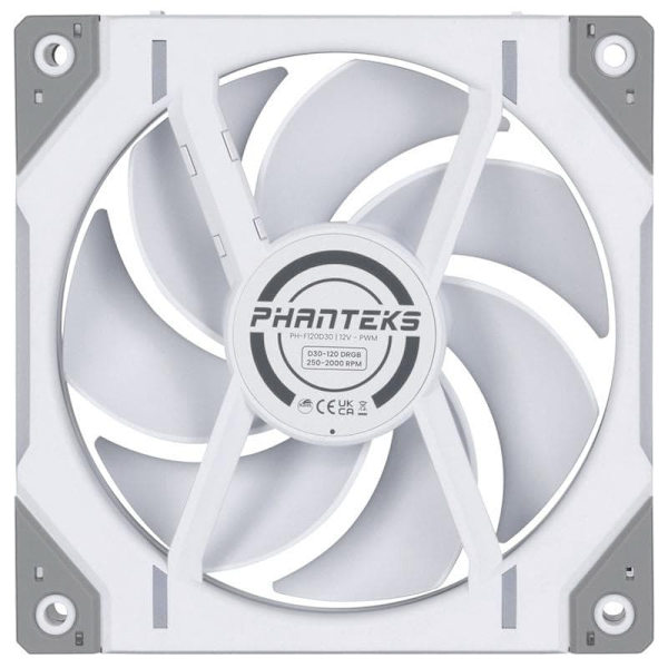 Phanteks PH-F120D30 Fan 12 cm White 3 pc(s)