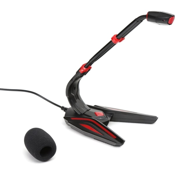 Omega microphone Varr Spider VGMD2, red