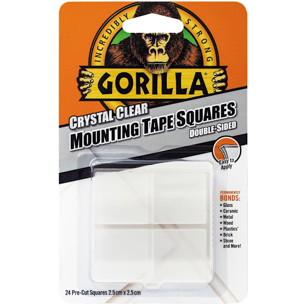 Gorilla tape Mounting Tape Squares 24pcs