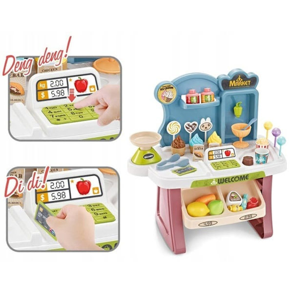 Home Supermarket set with stroller, 2005U141