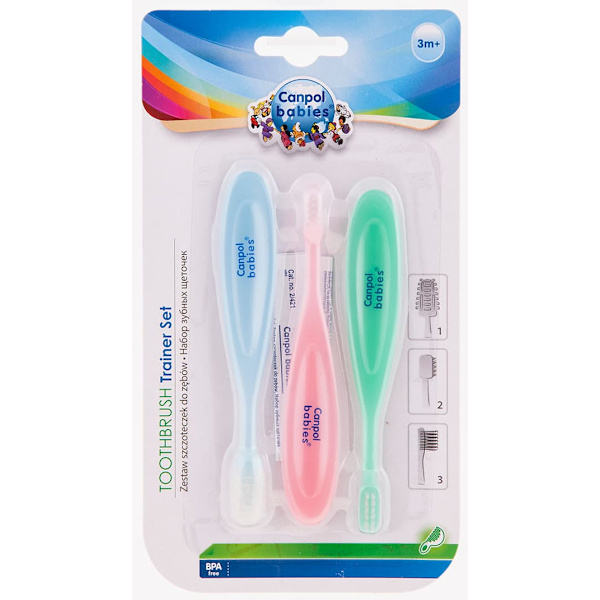 CANPOL BABIES toothbrush trainer set, 2/421