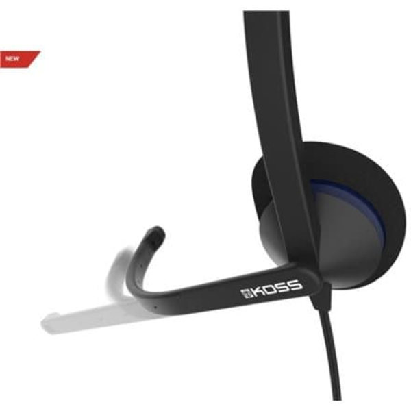 Koss | Headphones | CS200 USB | Wired | On-Ear | Microphone | Black