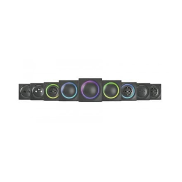 Fibaro FGWU-021-8 socket-outlet 2x USB Black