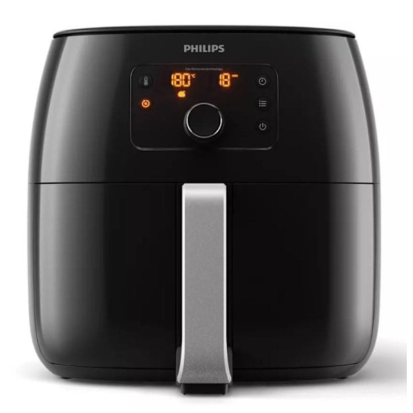 Philips Airfryer Avance Collection Airfryer XXL Twin Turbo Sort