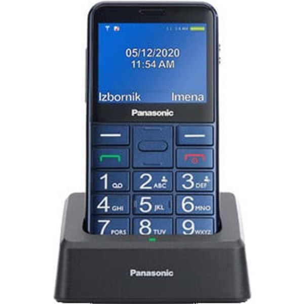 Panasonic | KX-TU155EXBN | Blue | 2.4 " | TFT-LCD | microSD/microSDHC MB | Bluetooth | USB version micro USB | Built-in camera | Main camera resolutio Blå