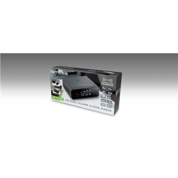 Muse | Alarm function | M-175 WI | AUX in | Alarm Clock | Black