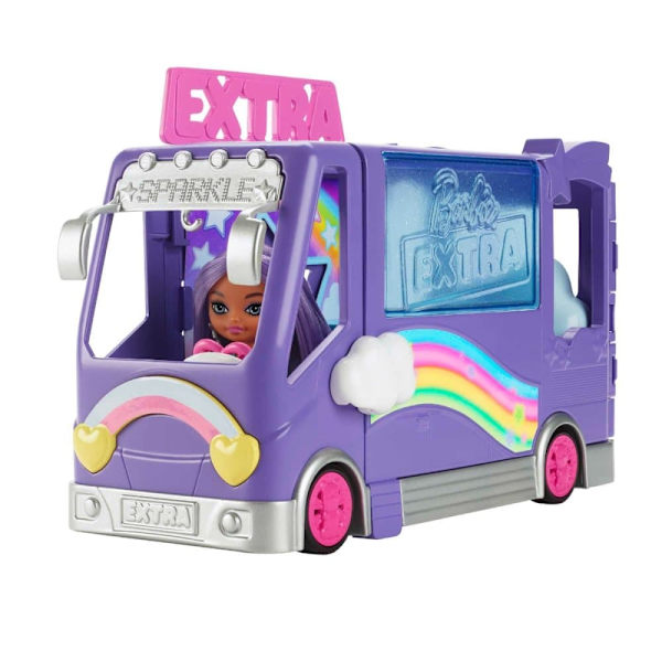 Barbie® Extra Mini Minis nukk ja matkabuss