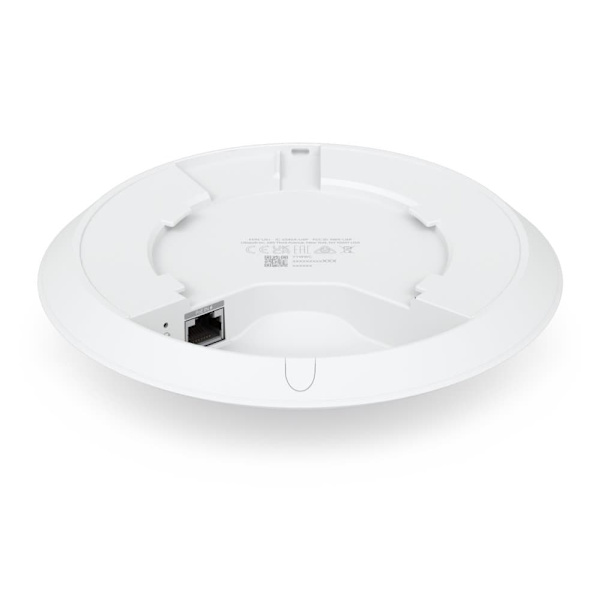 UBIQUITI U6+, WiFi 6, 4 spatial streams, 140 m² (1,500 ft²) coverage, 300+ connected devices, Powered using PoE, GbE uplink.