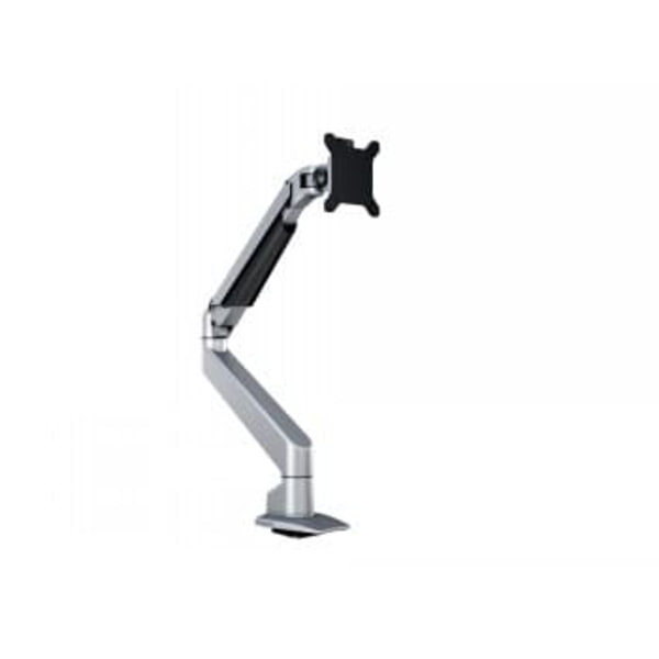 Multibrackets M VESA Gas Lift Arm Single Silver HD | VESA 75x75-100x100 | Max 21kg | Desk clamp | Silver Sølv