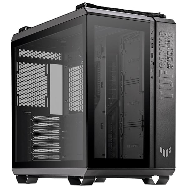 ASUS TUF Gaming GT502 Tempered Glass Dual Chamber Case Black Sort