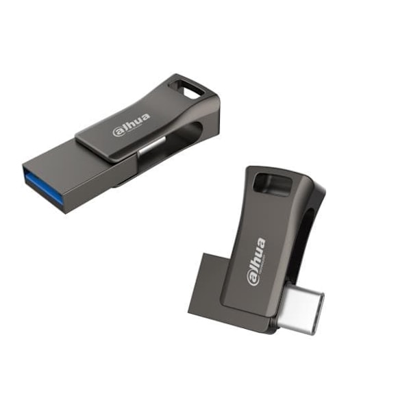 USB flash drive 128GB DAHUA USB-P639-32-128GB Sort