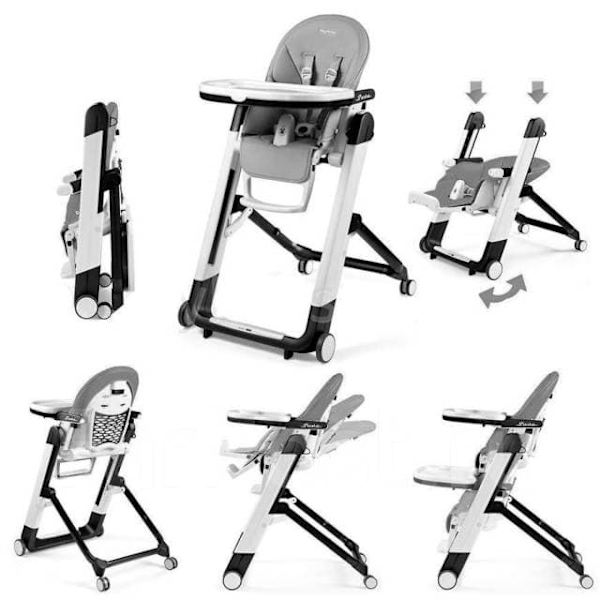 PEG PEREGO multifunction ultra compact high chair Follow me Siesta Ice
