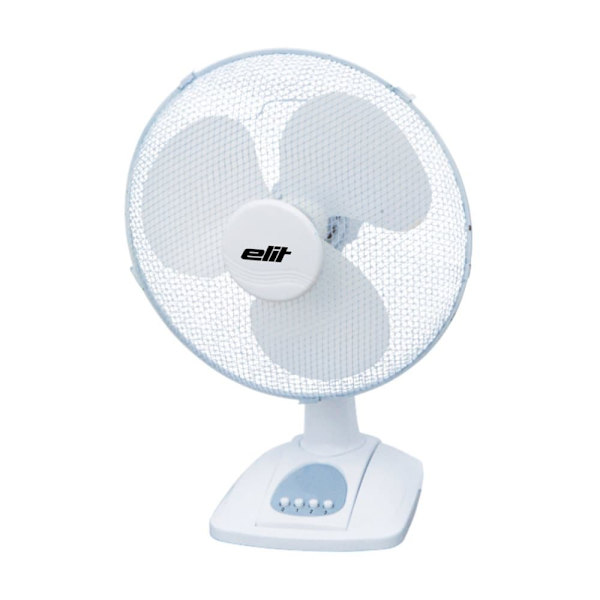 Elit Fan FD-12 Mesh Grill, Wide Angle Oscillation White EU