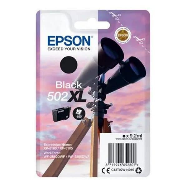 Epson 502XL Ink | 550Pages | Black