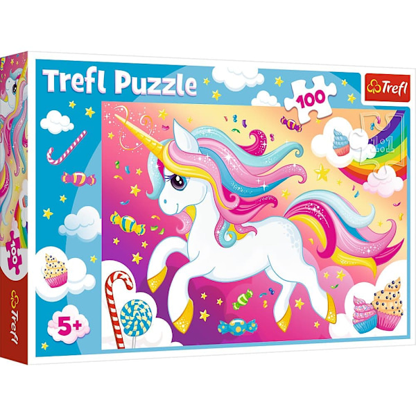 TREFL puzzle Beautiful unicorn 100 pcs