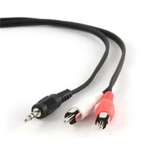 Gembird 2.5m, 3.5mm/2xRCA, M/M audio cable Black, Red, White