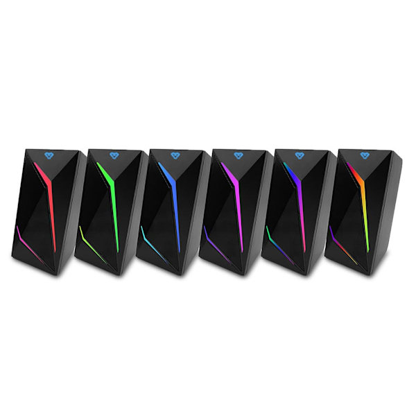 Głośniki COBRA PRO URION 2.0 MT3172 Gamingowe/Line-in/Bluetooth 5.0/RGB/Moduł sterujący/Jack 3,5/USB/RMS 8W/PMPO 320W