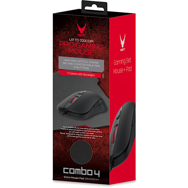 Omega mouse Varr Gaming + mousepad (45194)
