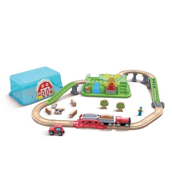 HAPE train track set Countryside Bucket, E3772A