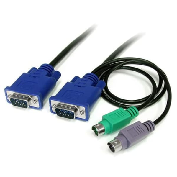 6 FT 3-IN-1 PS/2 KVM CABLE/.