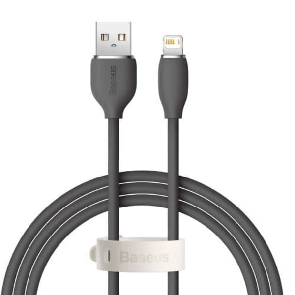 Baseus Jelly  cable USB to Lightning, 2,4A, 1,2m (black)