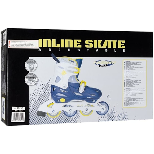 Skates NIJDAM 52SJ 27/30 navy blue/white/orange