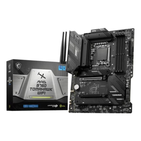 MSI | MAG B760 TOMAHAWK WIFI | Processor family Intel | Processor socket LGA1700 | DDR5 | Supported hard disk drive interfaces SATA, M.2 | Number of S