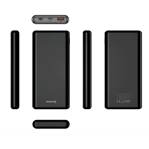 Swissten Line Power Power Bank USB / USB-C / Micro USB / 20W / 10000 mAh