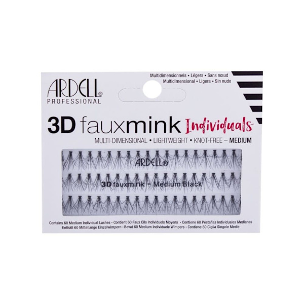 Ardell 3D Faux Mink Individuals (Medium Black) 60 pcs