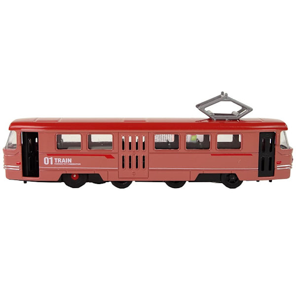 Train Friction Drive Sounds Metal Red