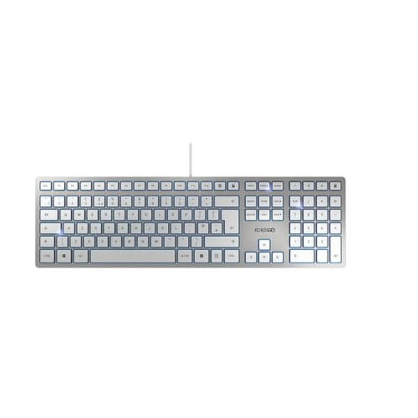 CHERRY KC 6000 SLIM SILVER/CORDED KEYBOARD USB Hopea