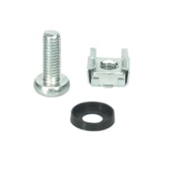 CAGE NUTS SET - 50 X M6/ZINC-COATED - VE 50