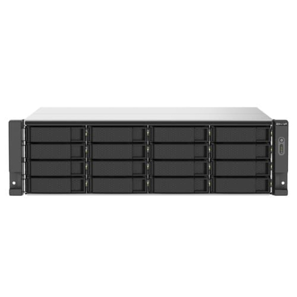 Serwer NAS TS-1673AU-RP-16G 16x0HDD 2.2GHz 16GB UDIMM DDR4 Sort, Grå