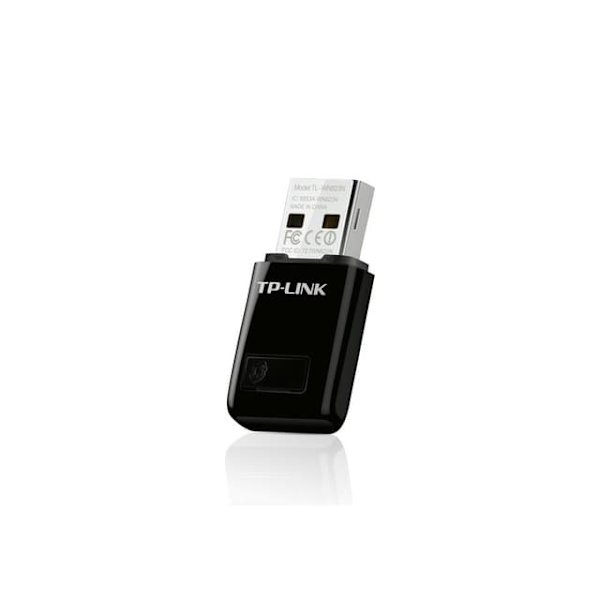 NIC TP-Link TL-WN823N, USB 2.0 Mini Adapter, 2,4GHz Wireless N 300Mbps, Internal Antenna, Support Soft AP, Dimension 39 x 18.35 x 7.87mm