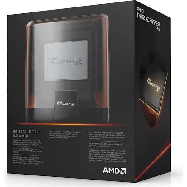 AMD Ryzen Threadripper 5965WX, 4.5GHz, 140MB, sWRX8, 280W