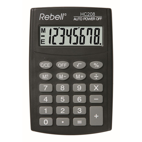 Calculator pocket Rebell HC208