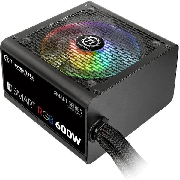 Smart 600W RGB (80+ 230V EU, 2xPEG, 120mm, Single Rail)