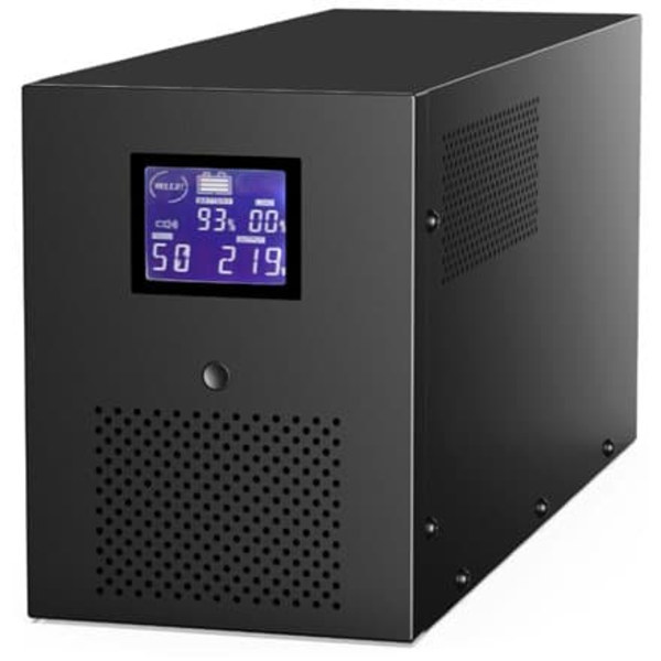 Gembird EG-UPS-036 uninterruptible power supply (UPS) Line-Interactive 3 kVA 1800 W 6 AC outlet(s) musta