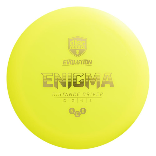 Discgolf DISCMANIA Distance Driver NEO ENIGMA Evolution 12/5/-1/2 Yellow
